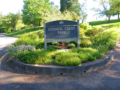 Phew!  Council Crest at 1,073 feet is the highest point in the city of Portland